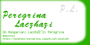 peregrina laczhazi business card